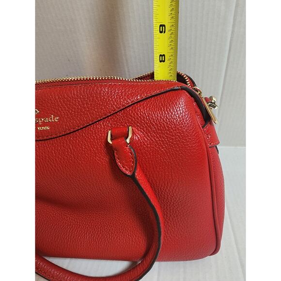 Kate Spade New York Red Leather Bag W/ Handles & Straps - Picture 10 of 10